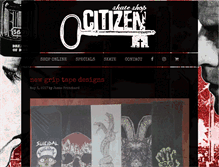 Tablet Screenshot of citizenskateshop.com